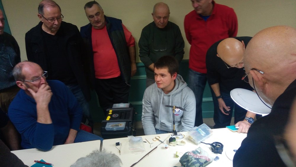 Visite de Jean-François VIALLETTE, champion du monde junior en équipe de pêche à la mouche