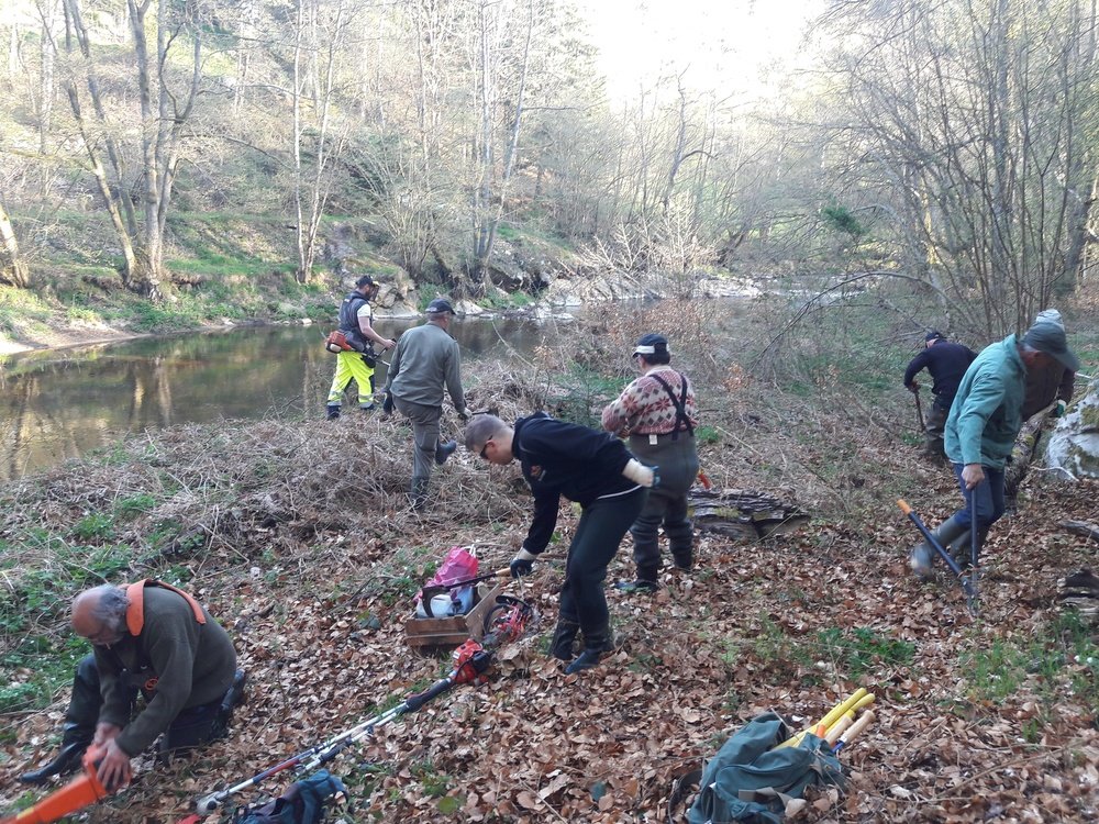 Nettoyage rivière Semène du 21-04-2018