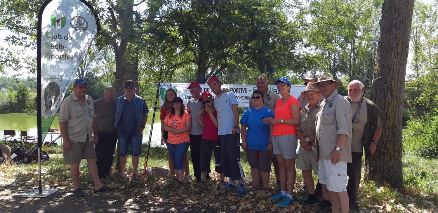 Initiation pêche d’un groupe de jeunes handicapés