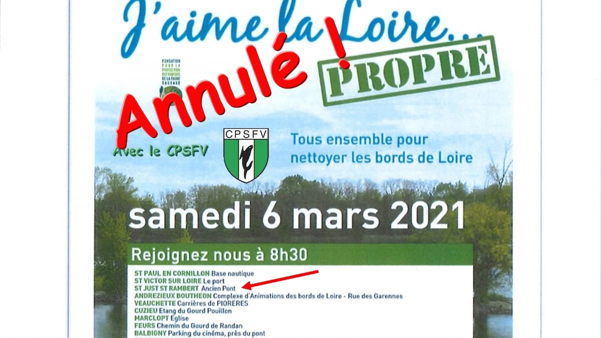 Opération « J’aime la Loire….Propre »